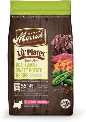 Merrick Lil' Plates Grain-Free Real Lamb & Sweet Potato Dry Dog Food, slide 1 of 1