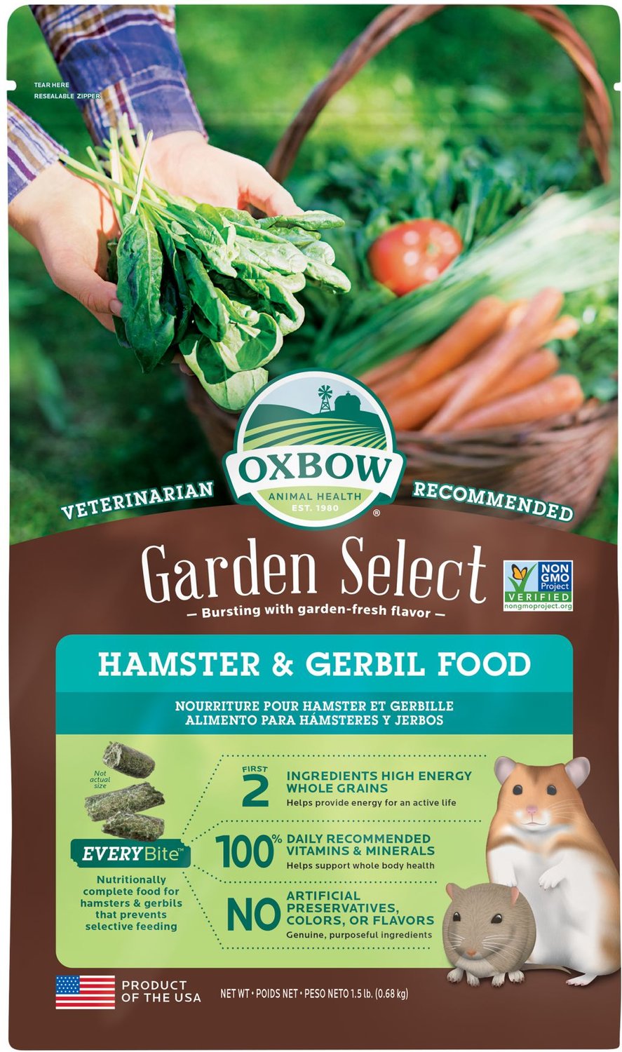 9. Oxbow Garden Select Gerbil and Hamster Food