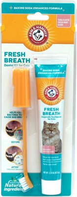 Arm & Hammer Fresh Breath Tuna Flavored Cat Dental Kit, slide 1 of 1