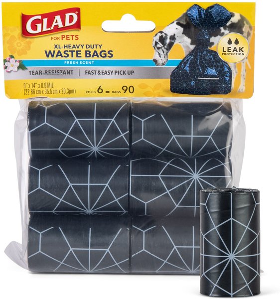 Glad For Pets Waste Bags Refill Pack, 90 count, Scented slide 1 of 3