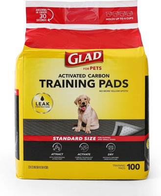 Glad For Pets Activated Carbon Dog Training Pads, 23