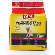 Glad For Pets Activated Carbon Dog Training Pads, 23" x 23"