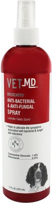 VetMD Medicated Antibacterial and Antifungal Spray Shampoo - Best Antifungal Dog Spray