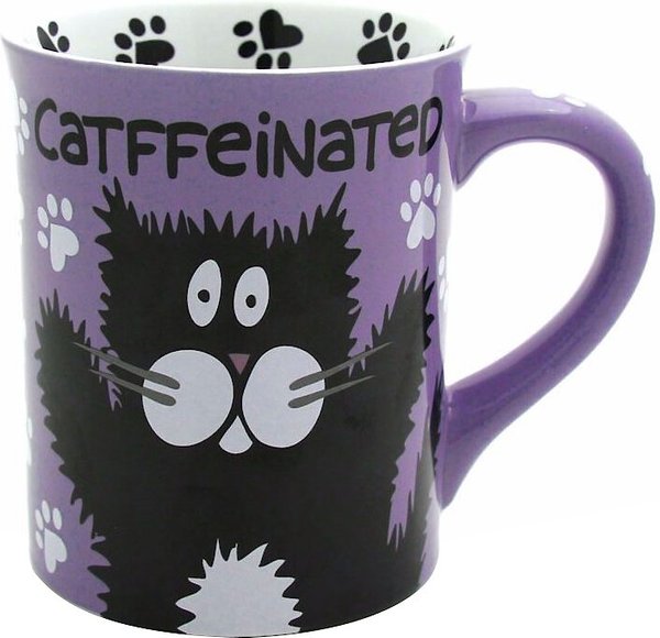 Our Name is Mud "CATffeinated" Coffee Mug, 16-oz slide 1 of 3