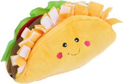 ZippyPaws NomNomz Taco Dog Toy, slide 1 of 1