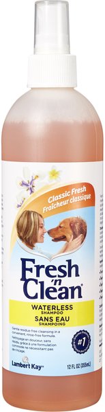 PetAg Fresh 'N Clean Classic Fresh Waterless Dog Shampoo, 12-oz bottle slide 1 of 5