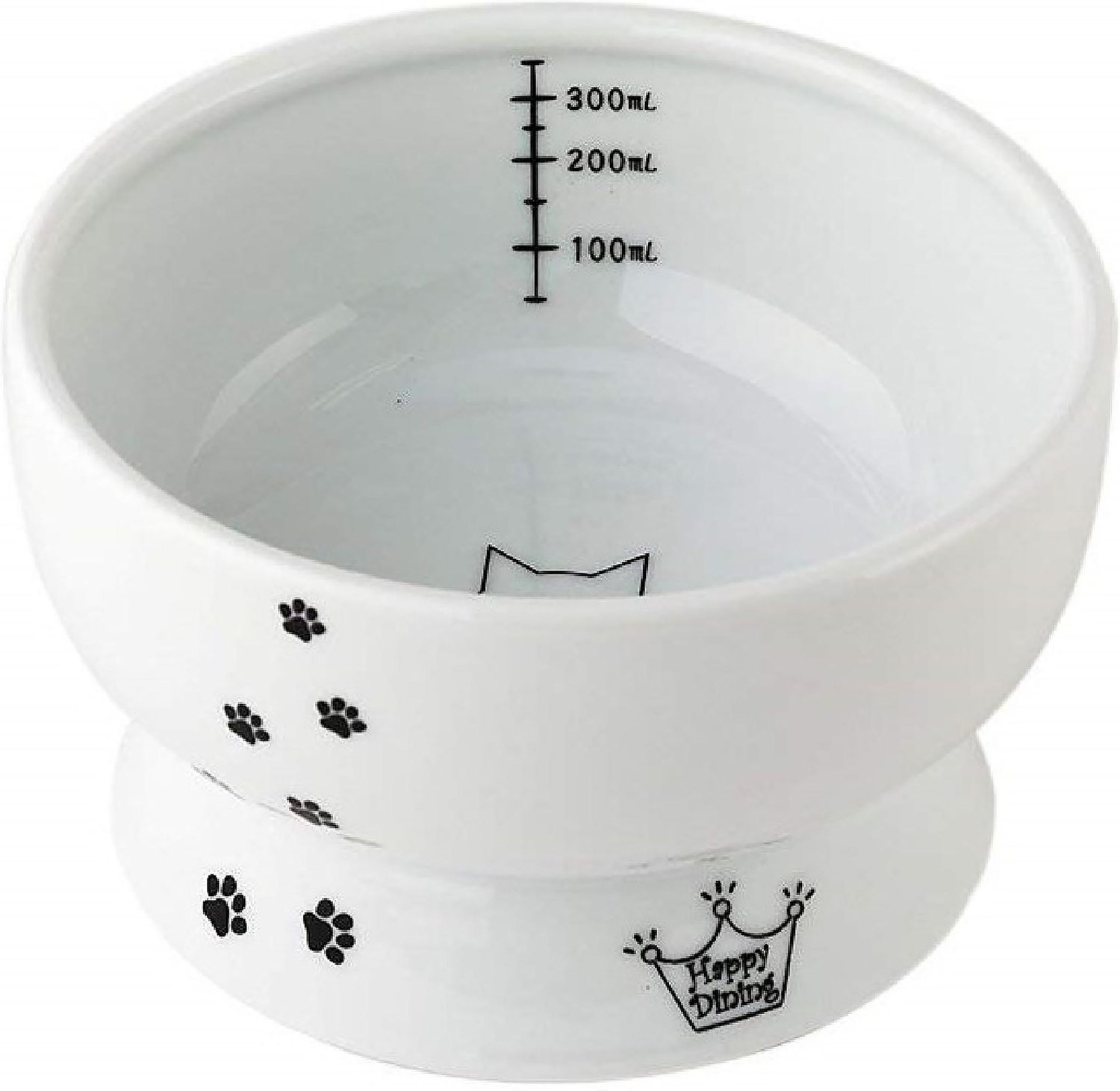 necoichi raised cat bowl