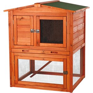 TRIXIE Rabbit Hutch with Peaked Roof