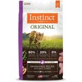 Instinct Original Grain-Free Recipe with Real Rabbit Freeze-Dried Raw Coated Dry Cat Food, 4.5-lb bag