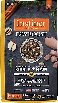 Instinct Raw Boost Grain-Free Recipe with Real Chicken & Freeze-Dried Raw Coated Pieces Dry Cat Food, slide 1 of 1