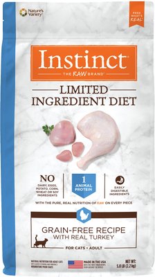 Instinct Limited Ingredient Diet Grain-Free Recipe with Real Turkey Freeze-Dried Raw Coated Dry Cat Food, slide 1 of 1