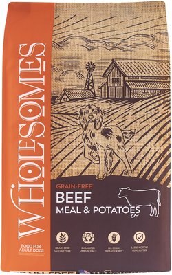 Wholesomes Grain-Free Beef Meal & Potatoes Formula Dry Dog Food, slide 1 of 1