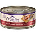 Wellness CORE Signature Selects Flaked Skipjack Tuna & Wild Salmon Entree in Broth Grain-Free Canned Cat Food, 5.3-oz, case of 12