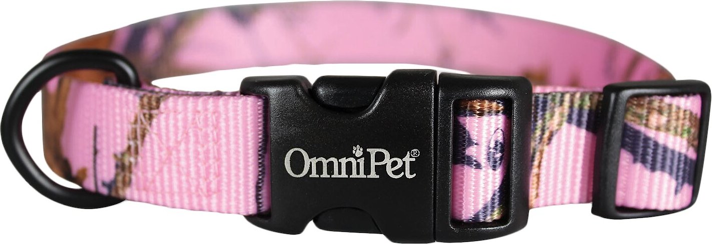 pink camo puppy collar