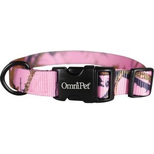 OmniPet RealTree APC Pink Camouflage Kwik Klip Dog Collar, Medium