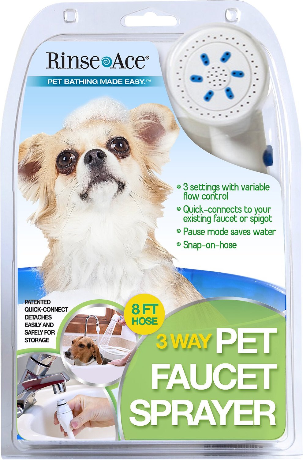 Faucet Sprayer Dog Grooming Tool, Dog Wash Bathtub Attachment