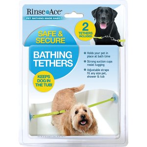 Rinse Ace Dog Bathing Tethers, 2 tethers