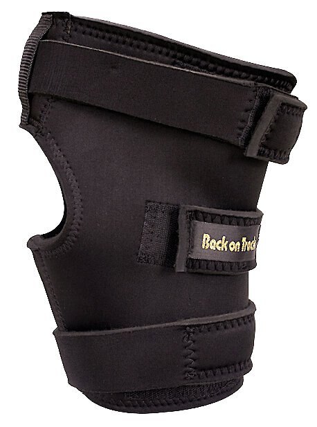 BLACK BACK ON TRACK THERAPEUTIC HOCK BOOTS FOR HORSES 