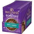Wellness CORE Simply Shreds Tuna, Beef & Carrots Wet Dog Food Topper, 2.8-oz, case of 12