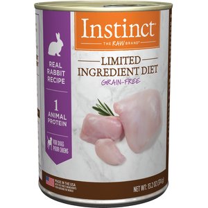 Instinct Limited Ingredient Diet Grain-Free Real Rabbit Recipe Wet Canned Dog Food, 13.2-oz, case of 6