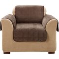Sure Fit Deluxe Chair Cover, Chocolate