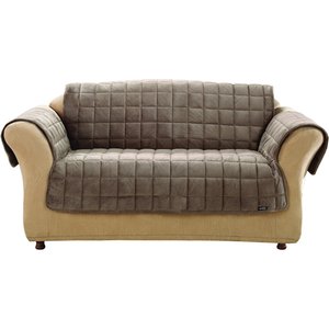 Sure Fit Deluxe Loveseat Cover, Sable