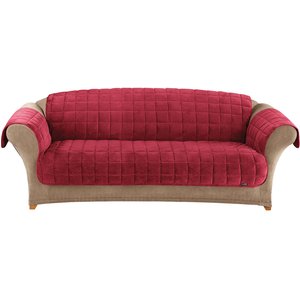 Sure Fit Deluxe Sofa Cover, Burgundy