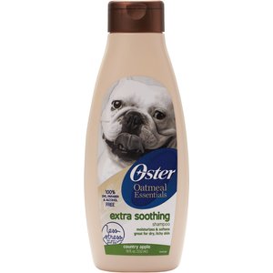 Oster Oatmeal Essentials Extra Soothing Dog Shampoo, 18-oz bottle, Country Apple