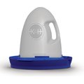 K&H Pet Products Unheated Poultry Waterer, Blue, 2.5-gallon