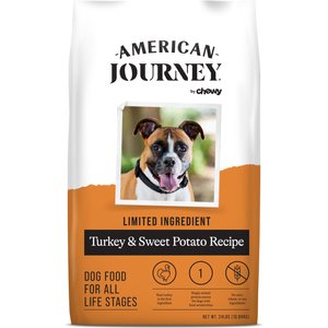 American Journey Limited Ingredient Turkey & Sweet Potato Recipe Grain-Free Dry Dog Food, 24-lb