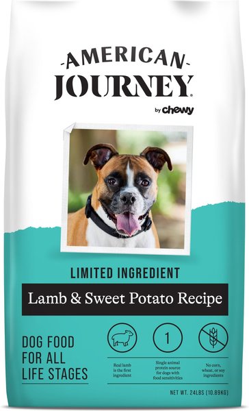 American Journey Limited Ingredient Lamb & Sweet Potato Recipe Grain-Free Dry Dog Food, 24-lb bag slide 1 of 10