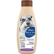 Oster Flea & Tick Dog & Cat Shampoo, Mandarin Violet, 18-oz bottle