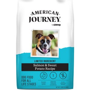 American Journey Limited Ingredient Salmon & Sweet Potato Recipe Grain-Free Dry Dog Food, 12-lb bag