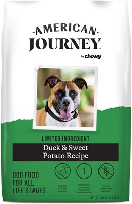 American Journey Limited Ingredient Duck & Sweet Potato Recipe Grain-Free Dry Dog Food, slide 1 of 1