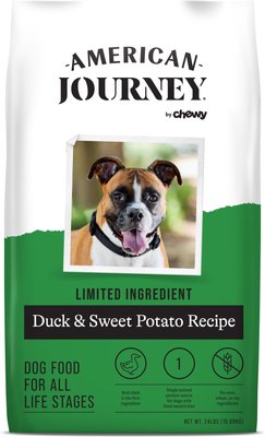 American Journey Limited Ingredient Duck & Sweet Potato Recipe Grain-Free Dry Dog Food, slide 1 of 1