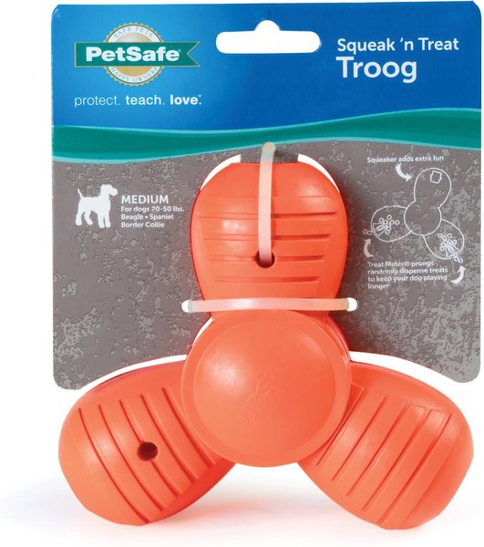 PetSafe Sportsmen Squeak-N-Treat Troog Tough Dog Chew Toy, Medium slide 1 of 10