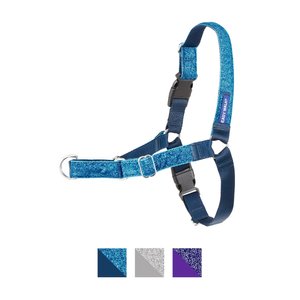 PetSafe Bling Easy Walk Nylon No Pull Dog Harness, Blue Bling, Medium/Large: 24.5 to 34-in chest