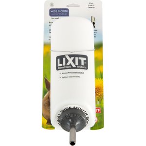 Lixit Wide Mouth Small Animal Water Bottle, 32-oz