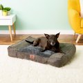 American Kennel Club Extra Large Memory Foam Pillow Dog Bed w/Removable Cover, Gray