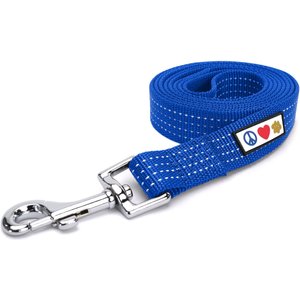 Pawtitas Nylon Reflective Dog Leash, Blue, X-Small/Small: 6-ft long, 5/8-in wide
