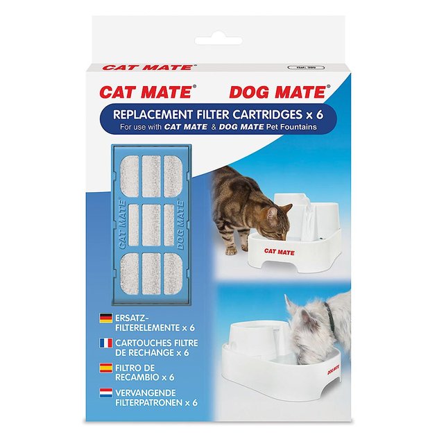 Replacement Water Filter Cartridges for Cat Mate & Dog Mate Fountains Pack of 10