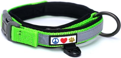 Pawtitas Soft Adjustable Reflective Padded Dog Collar, slide 1 of 1