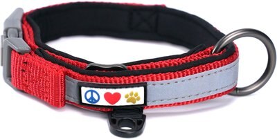 Pawtitas Soft Adjustable Reflective Padded Dog Collar, slide 1 of 1