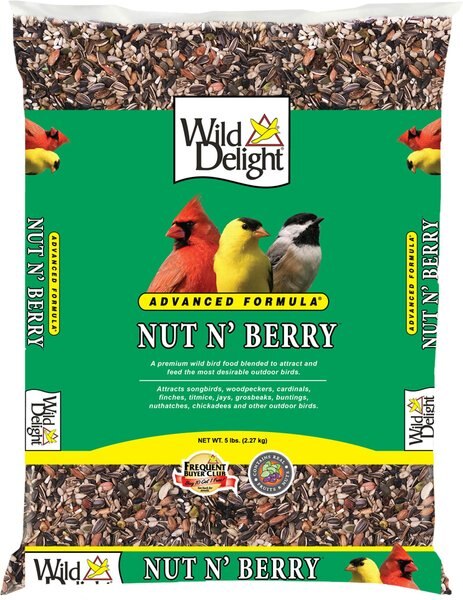 Wild Delight Nut N' Berry Wild Bird Food, 5-lb bag slide 1 of 8