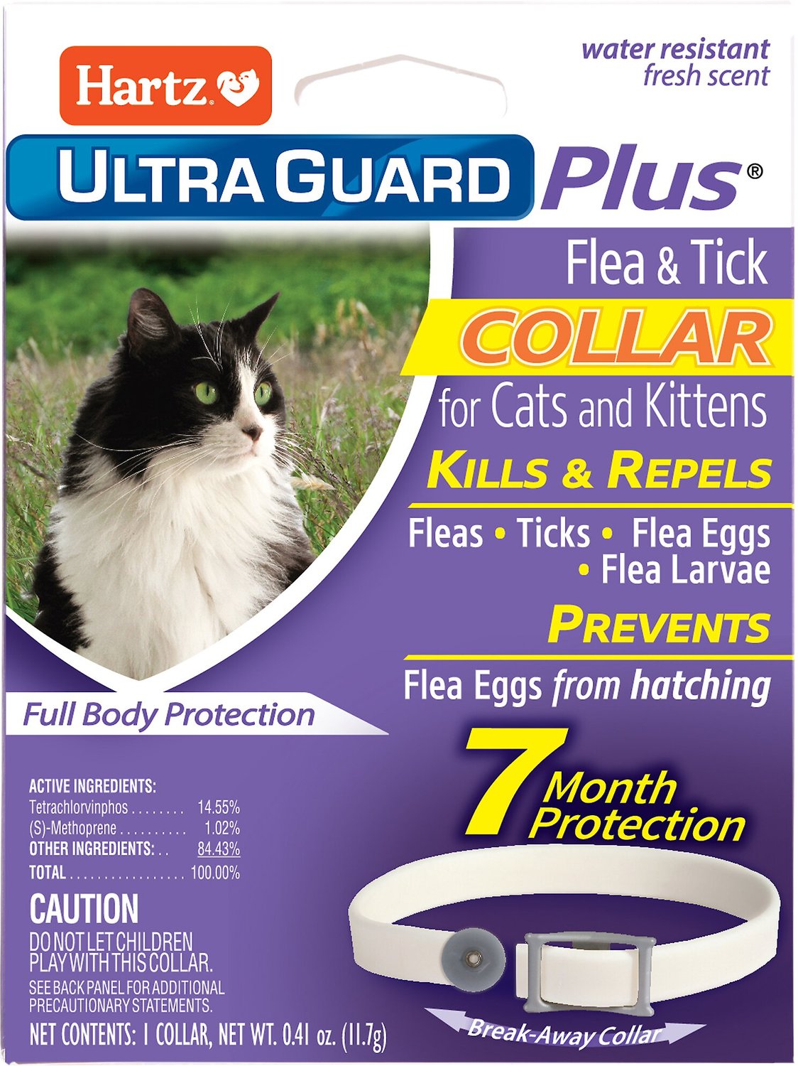 HARTZ UltraGuard Plus Flea & Tick Collar for Cats & Kitten, 1 count