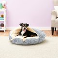 Snoozer Pet Products Microsuede Cozy Cave Dog & Cat Bed, Palmer Indigo, Large