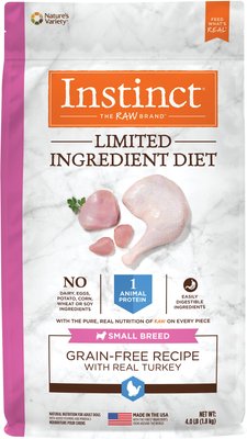 8. Instinct Limited Ingredient Diet for Small Breeds