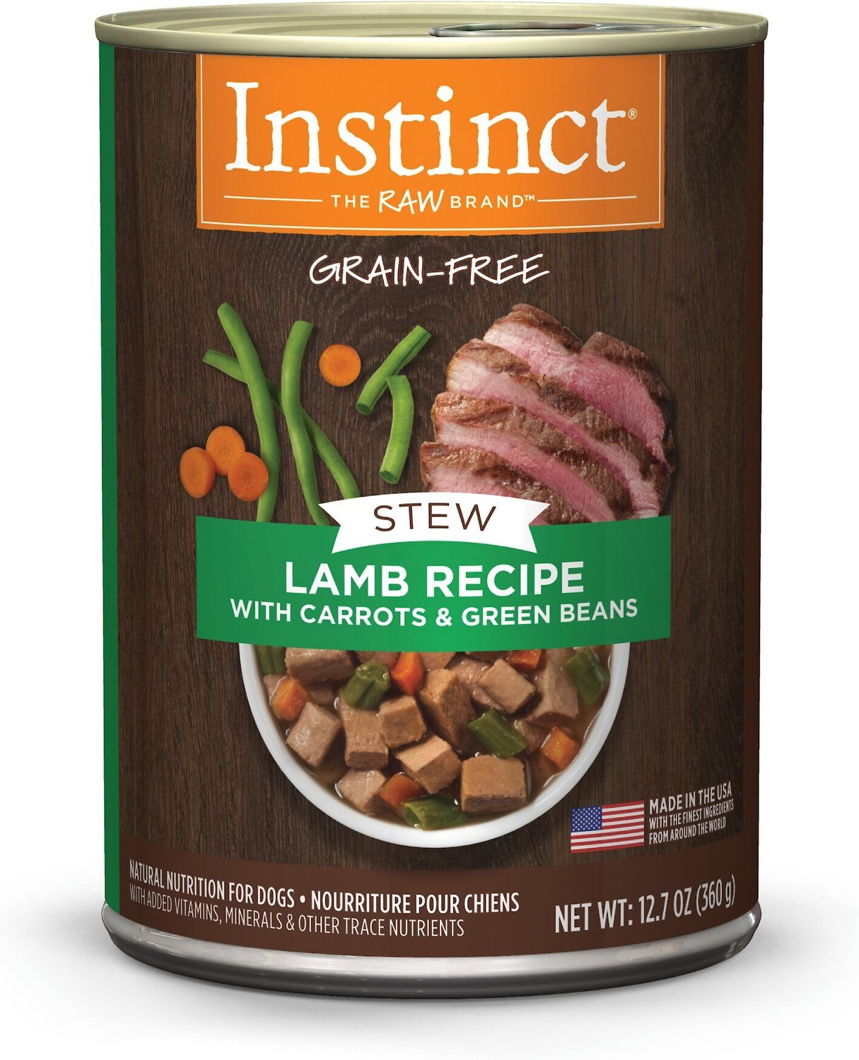 INSTINCT GrainFree Stews Lamb Recipe Wet Canned Dog Food