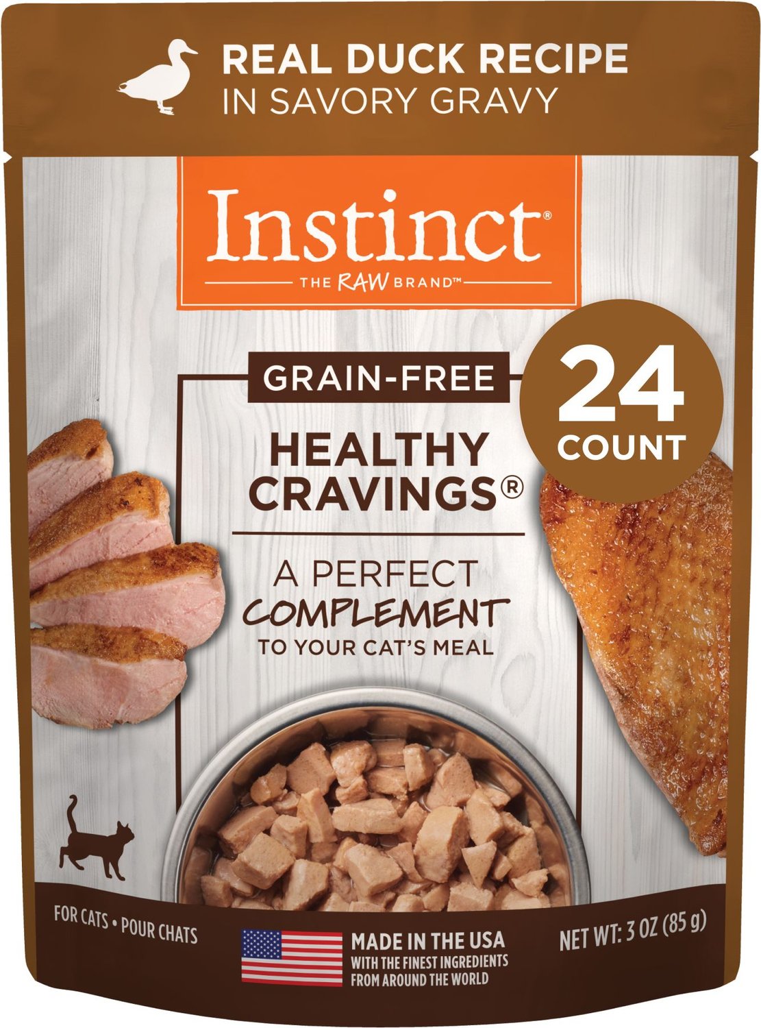 Instinct Healthy Cravings GrainFree Cuts & Gravy Real Duck Recipe Wet