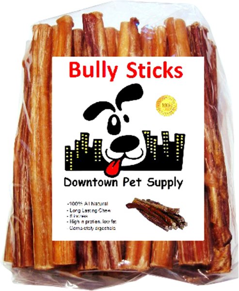 Downtown Pet Supply 6" Bully Sticks Dog Treats, 48 pack slide 1 of 7